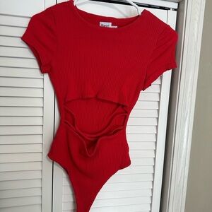 Red Bodysuit